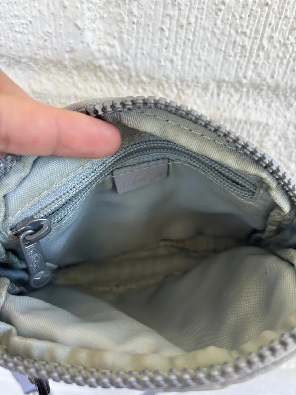 Kipling Gray Crossbody Belt Bag - Casual Everyday Carry
